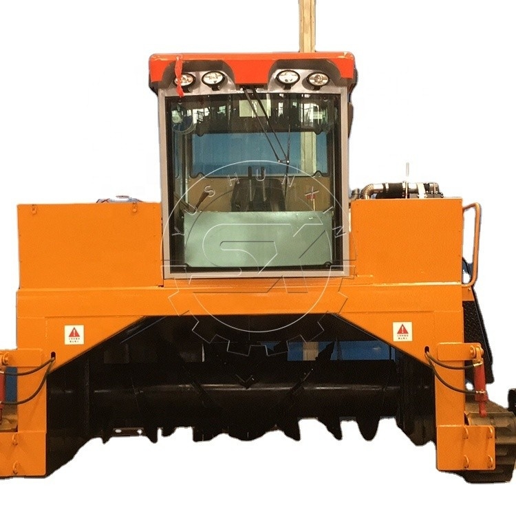 Máquina de transformação de composto de esterco animal de 85 cv para 50 m/h Equipamento de produção de fertilizantes