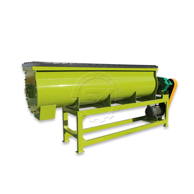 Triturador de estrume de vaca de 3-5 t/h e misturador de materiais NPK para produção de fertilizantes orgânicos