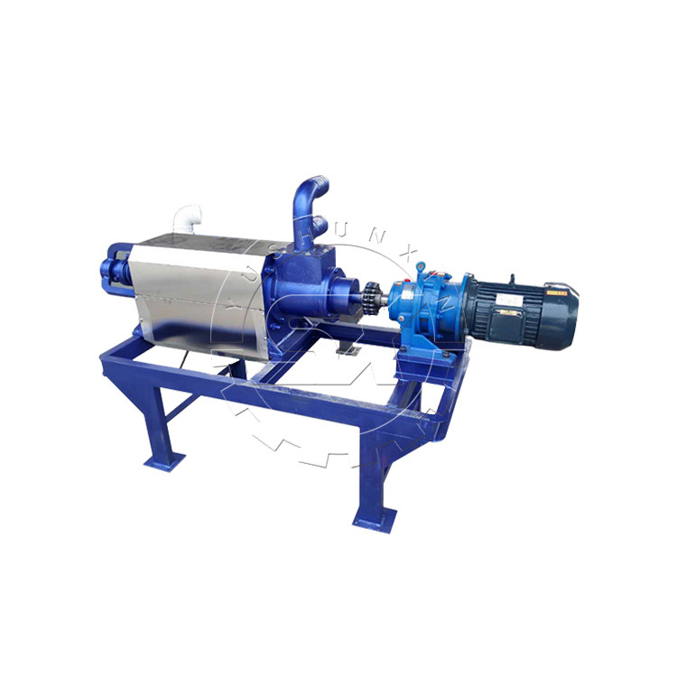 Equipamento de desaguamento em banda para resíduos/lodo agrícolas, conceção e capacidade de 1,5-3 m3/h