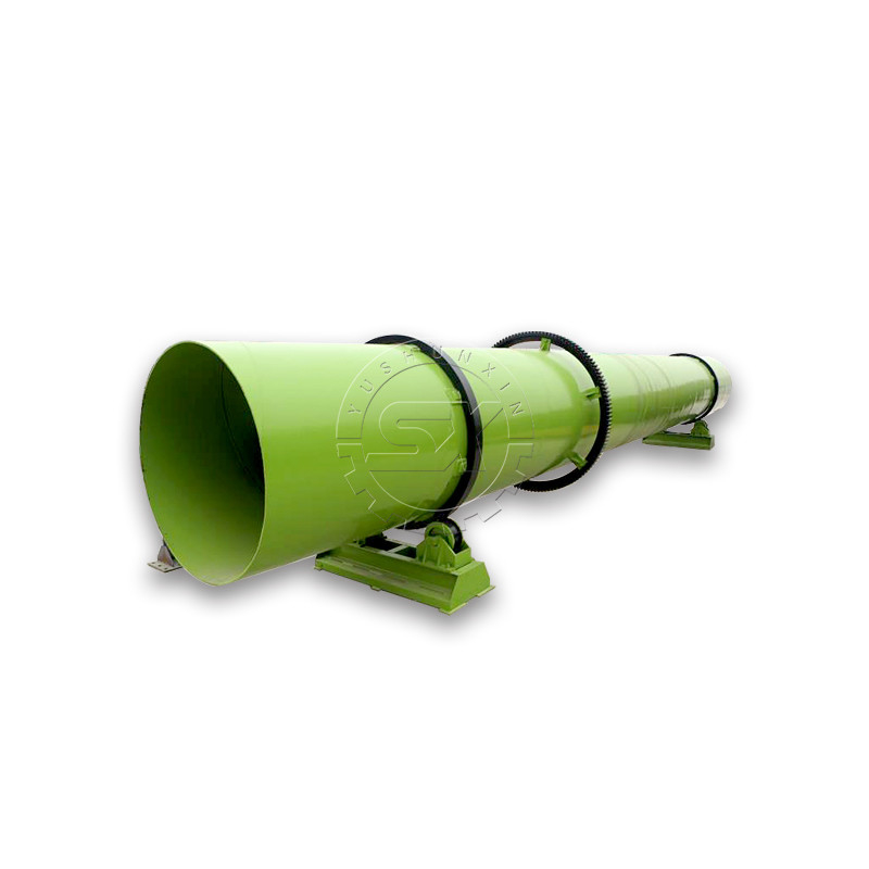 Máquina de granulação de fertilizantes de rolos duplos 380v YSX com secador de tambor e ângulo de instalação 3-5
