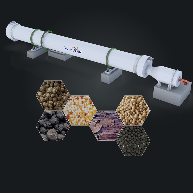 Linha de produção de fertilizantes YSX Secador de fertilizantes granulares com suporte técnico de vídeo