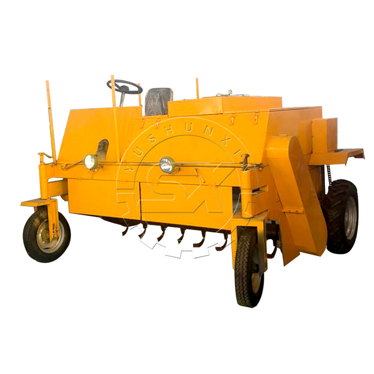 Máquina de transformação de composto YSX para compostagem rápida Velocidade de trabalho 7,5-8 m/min 400-500 m3/h