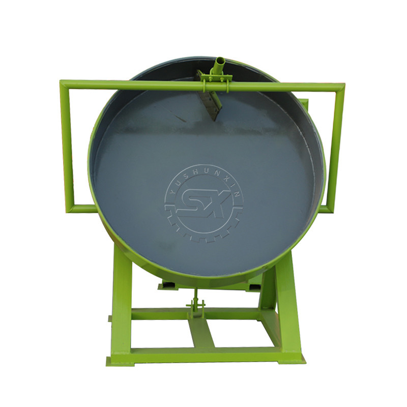 Granulador de disco para produção de grânulos de fertilizantes a partir de esterco animal 1000 kg/h
